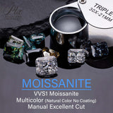 Loose Moissanite Stone 1 Carat Size 5x7mm Lab Grwon Diamond Brilliant Radiant Cut D Color  charms for jewelry making