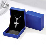 Dazzling Moissanite Hip-hop Cross Necklace - Hypoallergenic Choice for Easter Gifting to Family For Both Men and Women