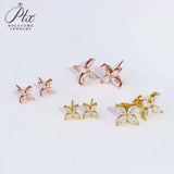 925 Sterling Silver with Hearts and Arrows Cut D Color VVS1  Moissanite Marquise Earrings  GRA Certificate Daily Wear