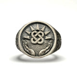 925 Sterling Silver Retro Ring Unisex Suitable For Daily Wear Anti-Allergic