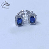 Customized Earrings Emerald Princess Ruby Sapphire Colombia Padparadscha S925 Styles Ear Studs for Thanksgiving Christmas Gift