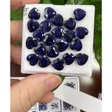 0.34-7.85ct Anti-Allergy Multi-Size Loose Heart Lab-Grown Sapphires Essential Materials For DIY Jewelry Crafting
