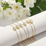 Luxury Moissanite Bracelet Assorted Cuts Round Pear Oval Heart Emerald Radiant Bright Shine Women Fashion Jewelry Premium Gift