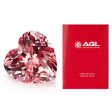 0.17-5CT Heart Shape Lab-Grown Padparadscha Loose Gems - Ideal Festival Gift Choice