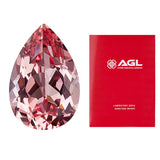 0.2-3.6ct Pear Shape Lab-Grown Padparadscha Loose Stones - Wonderful Anniversary Gift Option
