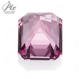 0.25-8.27ct Emerald Cut Lab-Grown Padparadscha Loose Stones - Exquisite Anniversary Gift Choice