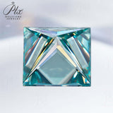 Moissanite Stone Moissanite Stone 0.35ct-5ct Colorful VVS1 Princess Shape Excellent Beads For Women's Jewelery Diamond Ring
