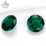 Loose Multi-Size Round Zambian Emeralds Can Be Used As Raw Materials For DIY Jewelry Rings Necklaces Earrings Etc Hypoallergenic