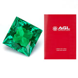 Multi-Size Princess-Cut Lab-Grown Colombian Emerald Wholesale Which Can Be Used As DIY Jewelry Raw Materials Such As Rings Earrings Necklaces Etc