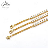Moissanite Bracelet 3mm D Color VVS1 925 Sterling Silver GRA Factory Direct Hypoallergenic Comfortable Daily Commute Jewelry