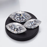 Loose Moissanite Stone Marquise Cut 0.3-10 CT  Few Colors  D Green Blue Black Champagne Color  Excellent Cut Grade Test Positive