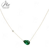 5ct Moissanite Necklace GRA Certificate Lab Grown Ruby Sapphire Pendant 925 Silver Women Fine Jewelry Hypoallergenic Factory Direct