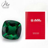 Loose Multi-Size Cushion-Cut Zambian Emeralds Are Hypoallergenic So They Are Safe And Reliable Raw Materials For DIY Christmas Gift Rings