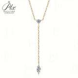 Moissanite Necklace 925 Silver with VVS1 Clarity Multiple Styles Available Sparkling Jewelry for Weddings Anniversaries or Gifts