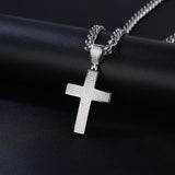 Dazzling Moissanite Hip-hop Cross Necklace - Hypoallergenic Choice for Easter Gifting to Family For Both Men and Women