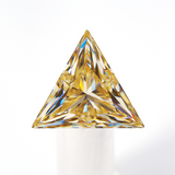 100% Real Moissanite Stone Triangle Cut Multicolor VVS1 Loose Beads With Certificate For Women Jewelry Making Charms Wholesale