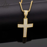 Dazzling Moissanite Hip-hop Cross Necklace - Hypoallergenic Choice for Easter Gifting to Family For Both Men and Women