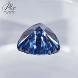 Lab Grown Loose Moissanite Diamond Wholesale Multicolor Trillion Shape VVS1 Clarity for Gemstone Making GRA Certificate Beads