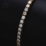 Moissanite Bracelet 3mm D Color VVS1 925 Sterling Silver GRA Factory Direct Hypoallergenic Comfortable Daily Commute Jewelry