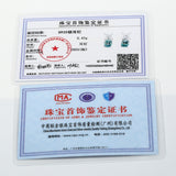 Moissanite Earrings Emerald/Ruby/Sapphire Styles 925 Silver Gift-Ready Hypoallergenic Fade-Resistant Factory-Direct Women Only