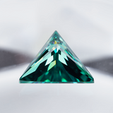 100% Real Moissanite Stone Triangle Cut Multicolor VVS1 Loose Beads With Certificate For Women Jewelry Making Charms Wholesale