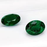 Loose Multi-Size Oval Zambian Emeralds To Create Hypoallergenic DIY Earrings Which Are Ideal As Christmas Gifts For Loved Ones