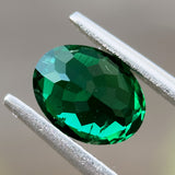 Loose Multi-Size Oval Zambian Emeralds To Create Hypoallergenic DIY Earrings Which Are Ideal As Christmas Gifts For Loved Ones