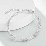 3.0mm Moissanite Bracelets D VVS1 16+3cm Moissanite 925 Sterling Silver For Women Engagement Fine Jewelry Gifts