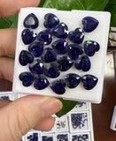 0.34-7.85ct Anti-Allergy Multi-Size Loose Heart Lab-Grown Sapphires Essential Materials For DIY Jewelry Crafting
