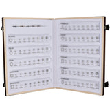 CUSTOM ZIRCON SETS - COMPARISON CHART FOR VARIOUS SHAPES AND SIZES SUITABLE FOR JEWELRY TOOLS