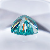 Lab Grown Loose Moissanite Diamond Wholesale Multicolor Trillion Shape VVS1 Clarity for Gemstone Making GRA Certificate Beads