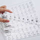 CUSTOM ZIRCON SETS - COMPARISON CHART FOR VARIOUS SHAPES AND SIZES SUITABLE FOR JEWELRY TOOLS