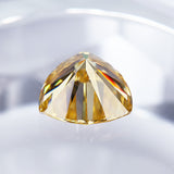 Lab Grown Loose Moissanite Diamond Wholesale Multicolor Trillion Shape VVS1 Clarity for Gemstone Making GRA Certificate Beads