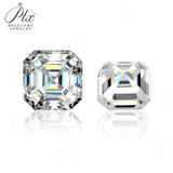 Multi-Size Asscher Lab-Grown Diamond VVS1/VS1 D/E Color Excellent Cut Gemstone Jewelry Making Certificate Exclusive For Jewelry Customization