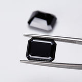 Wholesale Price Moissanite Stone Emerald Cut D Color Blue Green  VVS1 with GRA Certificate 0.5ct-10ct Gemstones