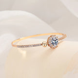 Series Closed Bracelets Set with Moissanite These Bracelets Are Exclusively for Women and Make An Ideal Engagement Gift