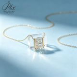 IGI Certificate Lab Grown Diamond Necklace 10K/14K/18K Gold Radiant Shape 1/2ct D Color Pendant Hypoallergenic Direct from Factory Daily & Office Wear Perfect Gift