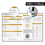 Moissanite Stone Wholesale D Color Cushion Cut 0.5CT-10CT Moissanite Loose Stone Gemstone for Jewelry Making with GRA Report