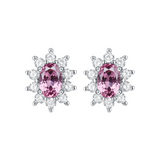 0.8-1.5CT Lab Grown Gemstone Stud Earrings 925 Sterling Silver Material Screw Back Design Suitable for Halloween/Christmas Gifts