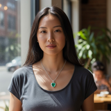 Heart Shaped Bezel Set Necklace 925 Sterling Silver 10K/14K/18K Gold Exquisite Lab Grown Gemstone As An Anniversary Gift