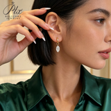 Lab Grown Diamond Earrings New Arrival Design 10K/14K/18K Solid Yellow Gold Marquise Cut 1/2ct DEF VVS Minimalist Stud Earrings for Women Hypoallergenic for Daily Wear Factory Direct Supply