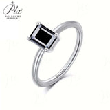 Emerald Cut Ring 1-10CT Moissanite&Ruby&Sapphire&Zambian 925 Sterling Silver Wedding Eternal Band Anniversary Gift Classical