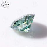 Lab Grown Moissanite Diamond Primary Color VVS1 Clarity Round Shape Brilliant Cut Beads Advanced Jewelry Making Materials