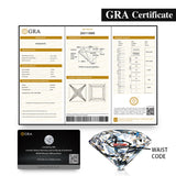 Moissanite Stone Moissanite Stone 0.35ct-5ct Colorful VVS1 Princess Shape Excellent Beads For Women's Jewelery Diamond Ring