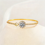 Series Closed Bracelets Set with Moissanite These Bracelets Are Exclusively for Women and Make An Ideal Engagement Gift