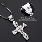 Dazzling Moissanite Hip-hop Cross Necklace - Hypoallergenic Choice for Easter Gifting to Family For Both Men and Women