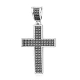 Dazzling Moissanite Hip-hop Cross Necklace - Hypoallergenic Choice for Easter Gifting to Family For Both Men and Women