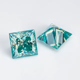 Moissanite Stone Moissanite Stone 0.35ct-5ct Colorful VVS1 Princess Shape Excellent Beads For Women's Jewelery Diamond Ring
