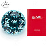 Round Cut Lab-Grown Paraiba Loose Stones - Perfect Christmas Gift For Festive Gifting