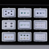 Sparkling Multicolor Moissanite Oval Cut 8Hearts 8Arrows Brilliant Facets Exquisite Loose Gemstones for Jewelry Crafting